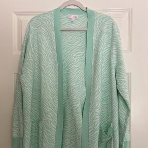 Kim Gravel Mint Cardigan